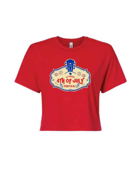 La Vernia 4th of July Festival Crop Tee